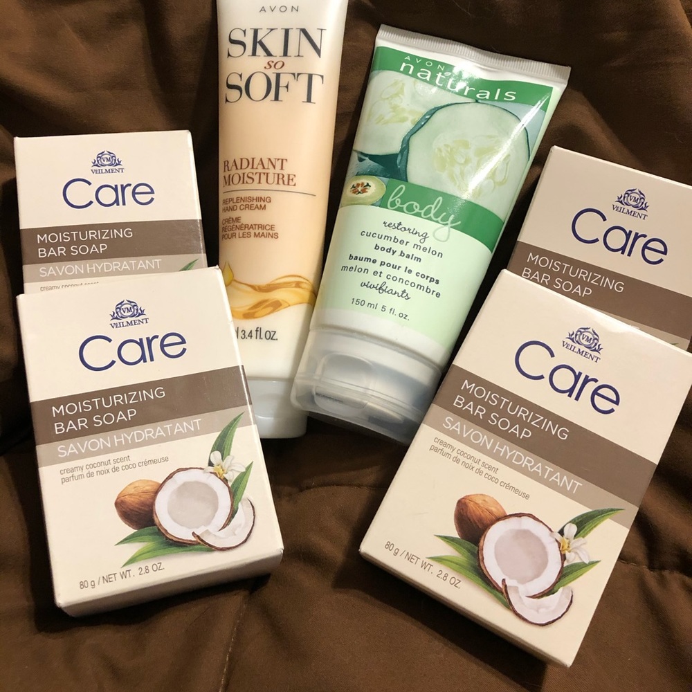 Avon Body Lotion & Creamy Coconut Bar Soap